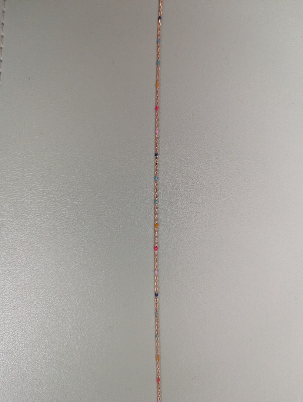 Anthropologie Delicate Bead Necklace - Rainbow - Picture 4 of 5